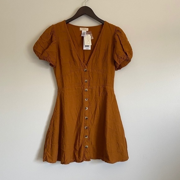 NWT L*SPACE Sabrina Dress Hazelnut - Picture 6 of 8